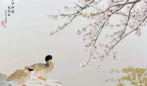 惠崇春江晚景這首詩的意思，描述了早春時節(jié)的春江景色