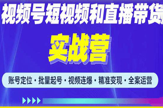 2023最新微信視頻號引流和變現(xiàn)全套運營實戰(zhàn)課程，小白也能玩轉(zhuǎn)視頻號短視頻和直播運營