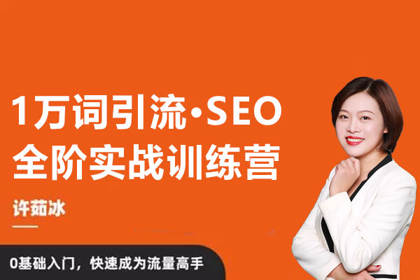 許茹冰-萬詞引流-SEO全階實戰訓練營，0基礎入門，快速成為流量高手