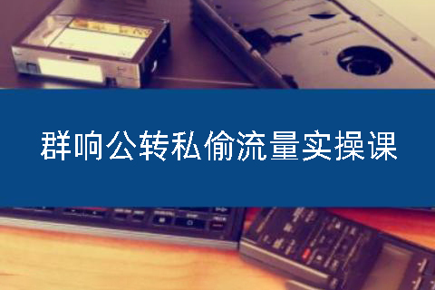 群響公轉(zhuǎn)私偷流量實操課，致力于擁有更多自持，持續(xù)，穩(wěn)定，精準的私域流量！