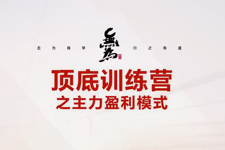 無為-抄底逃頂實(shí)戰(zhàn)訓(xùn)練營