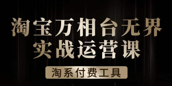 滄海·淘系萬相臺無界實戰(zhàn)運營課，萬相臺無界實操全案例解析