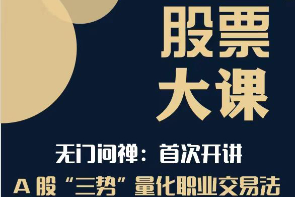 2024年無門問禪:三勢量化職業交易法