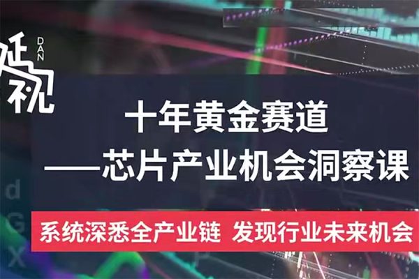 十年黃金賽道—芯片產(chǎn)業(yè)機(jī)會洞察課線上錄播課程