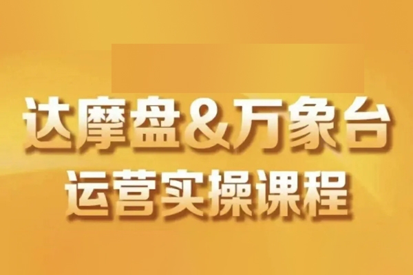 達摩盤可落地實操課程，精準人群投放，達摩盤人群實操課程