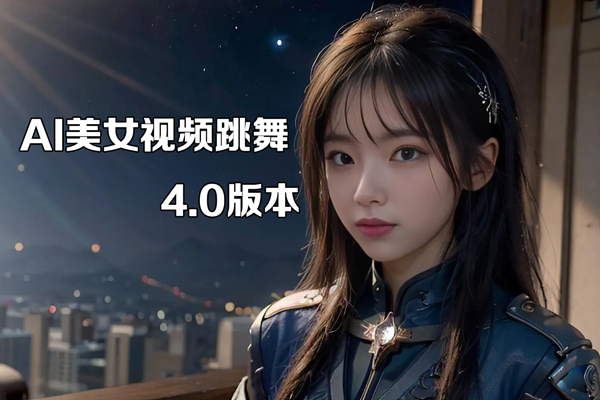 AI美女視頻跳舞4.0版本，七天短視頻快速起號變現，月入過萬（教程+軟件）