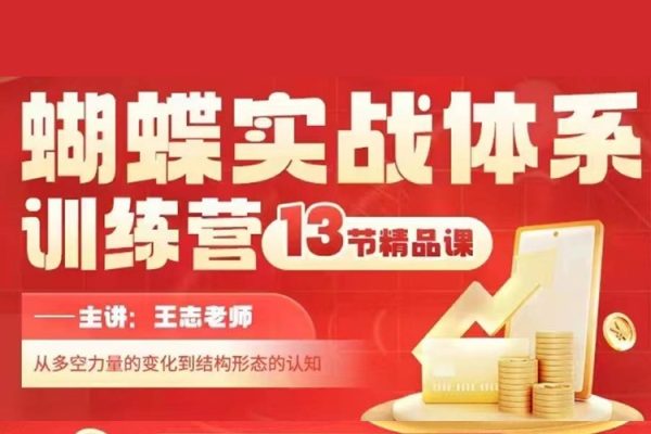 無(wú)為王志蝴蝶實(shí)戰(zhàn)體系訓(xùn)練營(yíng)第二期課程
