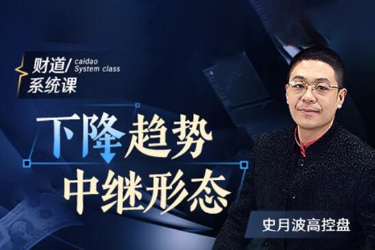 【史月波高控盤(pán)】史月波 下降趨勢(shì)中繼形態(tài) 共12講