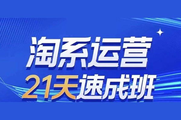 淘系運營21天速成班，0基礎輕松搞定淘系運營，不做假把式(更新24年8月)