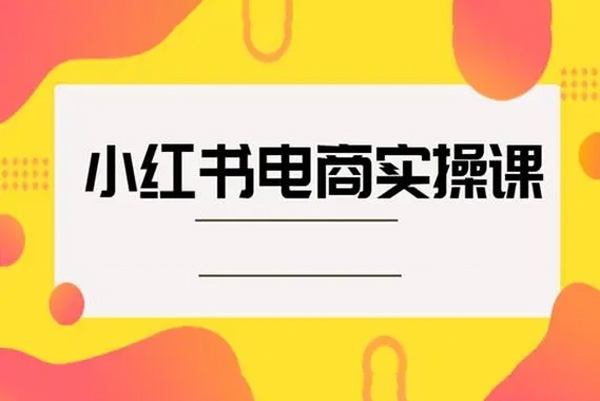 小紅書電商爆單落地實(shí)操系統(tǒng)課