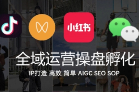 全域運(yùn)營(yíng)操盤(抖音+私域+小紅書)，IP打造高效簡(jiǎn)單