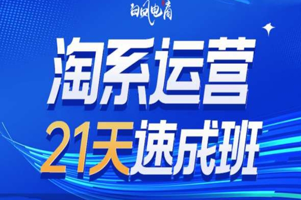 淘系運營21天速成班35期，年前最后一波和2025方向