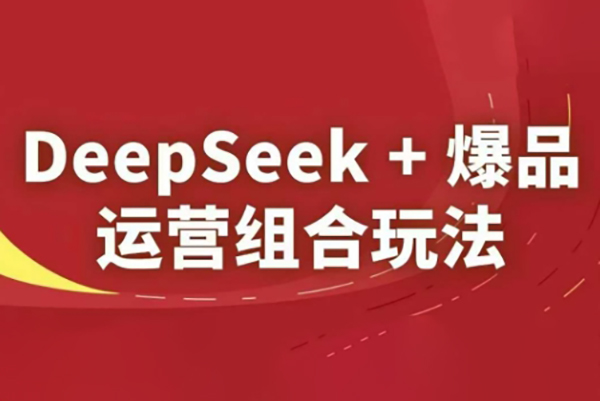 秋秋DeepSeek+爆品運營組合玩法，2025淘系精品課