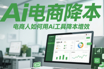 Ai電商降本增效線上課，電商人如何用Ai工具降本增效