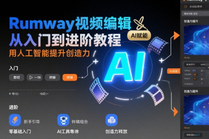 Rumway視頻編輯從入門到進階教程，用人工智能提升創(chuàng)造力