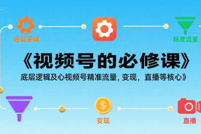 視頻號(hào)的必修課，視頻號(hào)的底層邏輯及核心視頻號(hào)精準(zhǔn)流量
