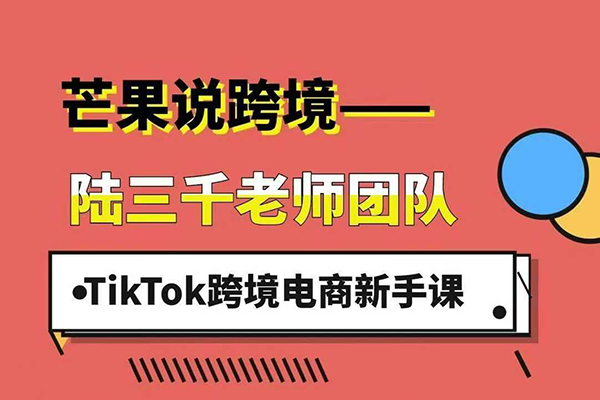 陸三千TikTok跨境電商新手課，TikTok從入門到盈利的全流程！2025年最新最有效的運營策略和平臺規則。