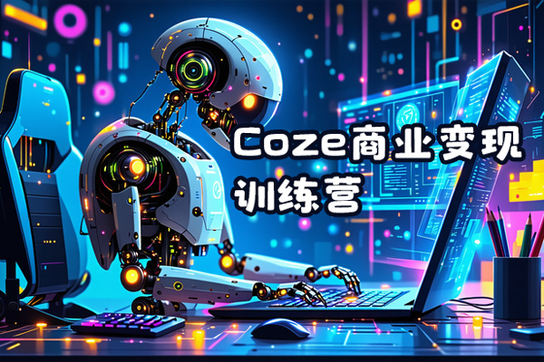Coze商業變現訓練營，幫助普通人升職加薪， 獲得副業收入